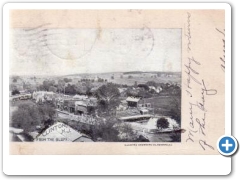 Clinton - The view from The Bluffs - 1906