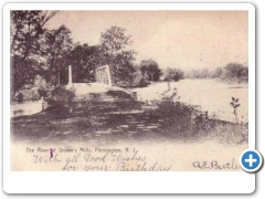 Flemington vicinity - Stovers Mill Truss Bridge - 1908